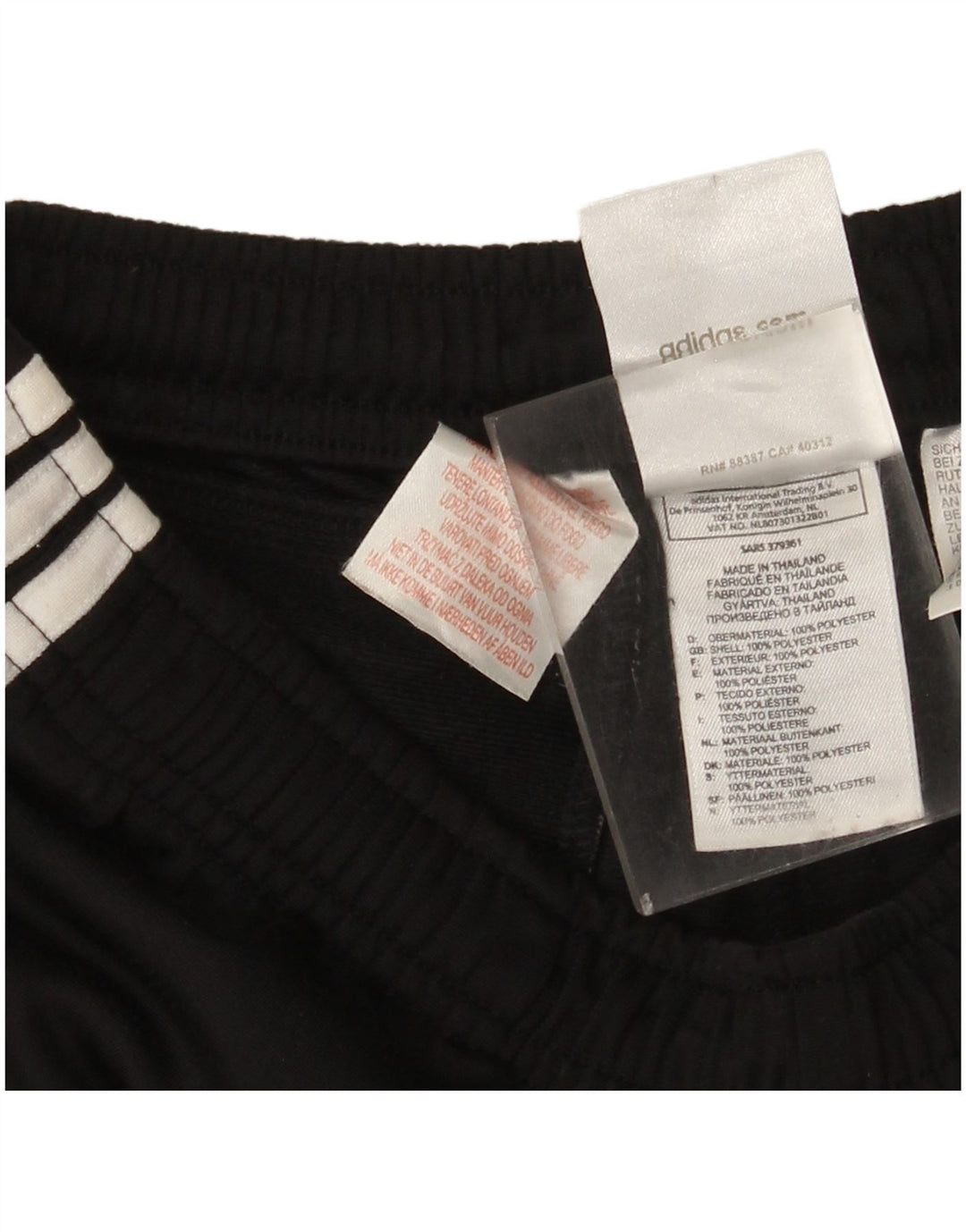 Adidas Herren NBA-Trainingshose Mittelschwarzes Polyester
