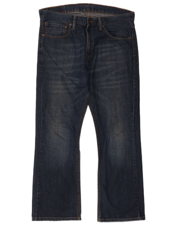 Levi's Herren 527 Bootcut Jeans W34 L30 Marineblau Baumwolle