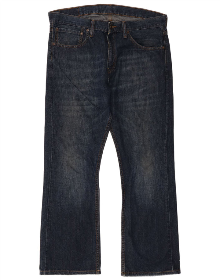 Levi's Herren 527 Bootcut Jeans W34 L30 Marineblau Baumwolle