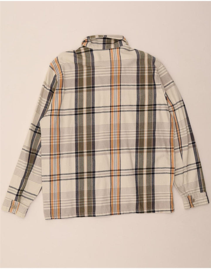 Zara Herren-Flanellhemd XL, mehrfarbig, kariert, Baumwolle