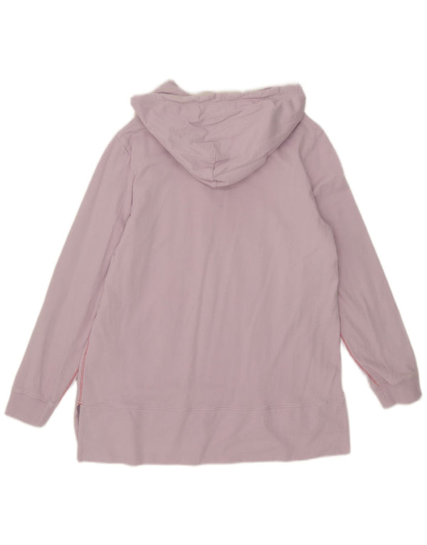 White Stuff Damen-Kapuzenoberteil, langärmlig, UK 12, Mittelviolett, Baumwolle