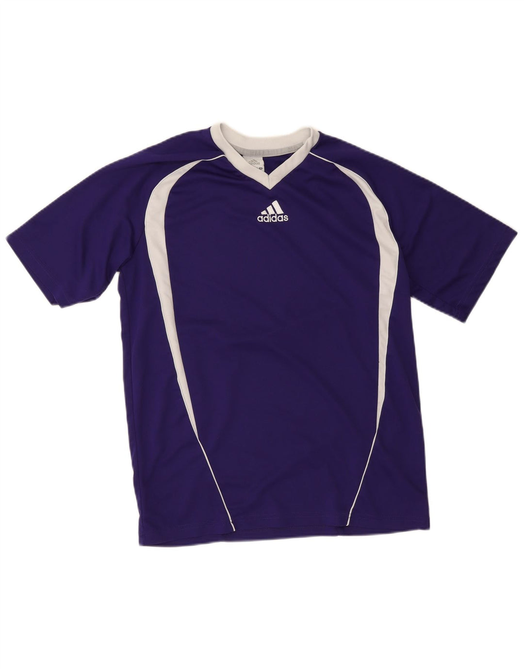 Adidas Herren T-Shirt Top Small Lila Colourblock Polyester
