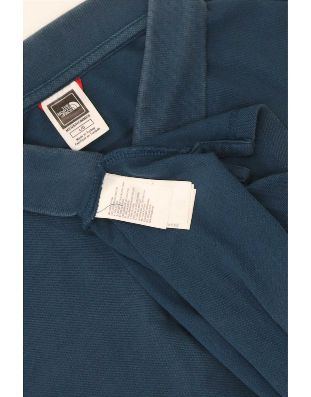 The North Face Herren-Poloshirt, große blaue Baumwolle