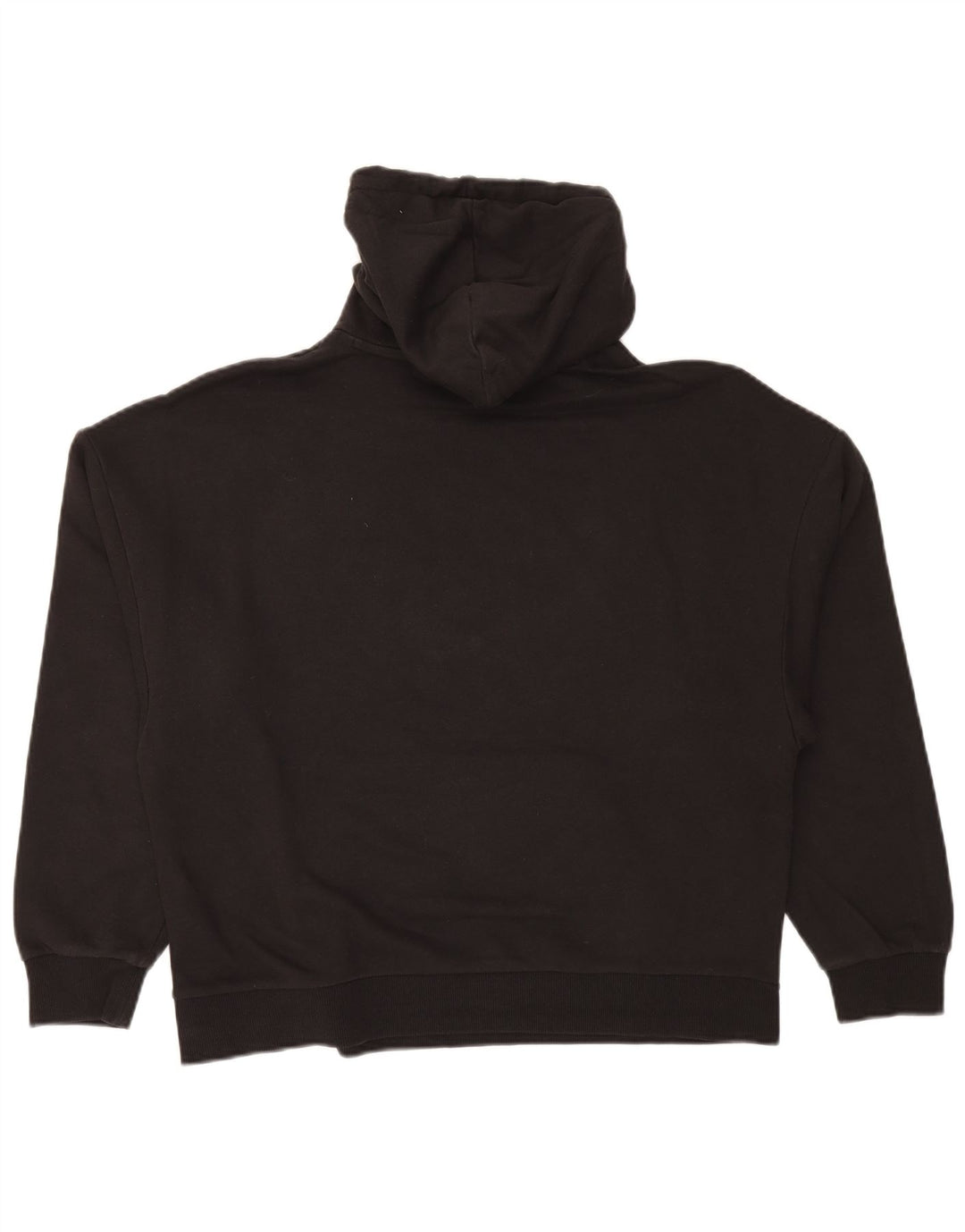 PUMA Damen Graphic Hoodie Pullover UK 16 Large Schwarz Baumwolle