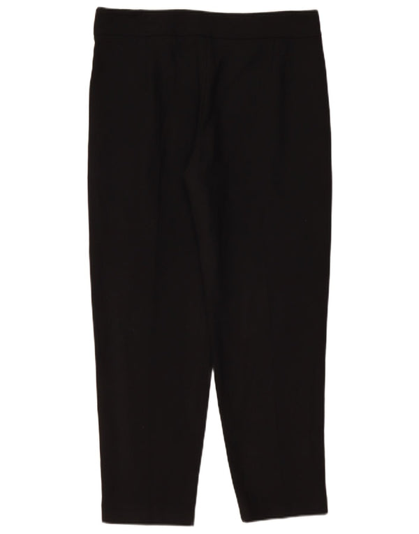 French Connection Kurz geschnittene Damenhose UK 12 Medium W32 L26 Schwarz