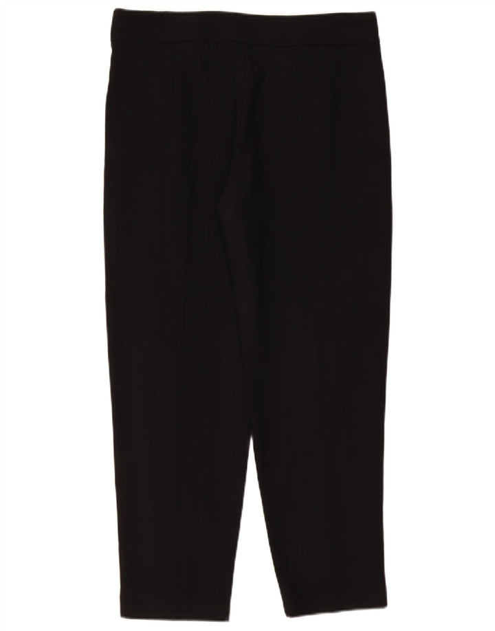 French Connection Kurz geschnittene Damenhose UK 12 Medium W32 L26 Schwarz