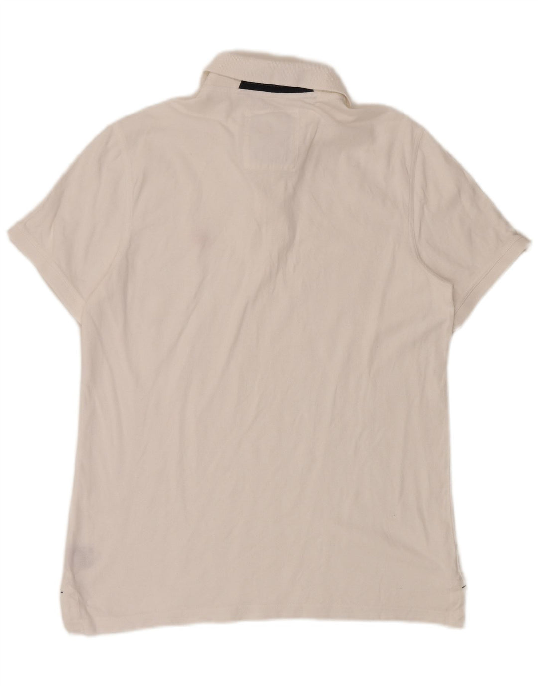 Crew Clothing Herren-Poloshirt aus mittelweißer Baumwolle