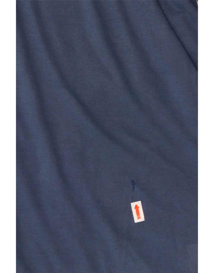K-WAY Herren T-Shirt Top Large Blau Baumwolle