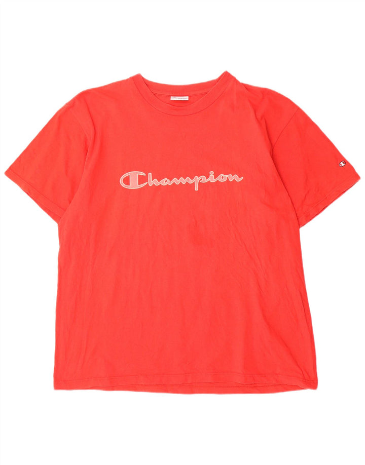 CHAMPION Herren Grafik T-Shirt Top 2XL Rot