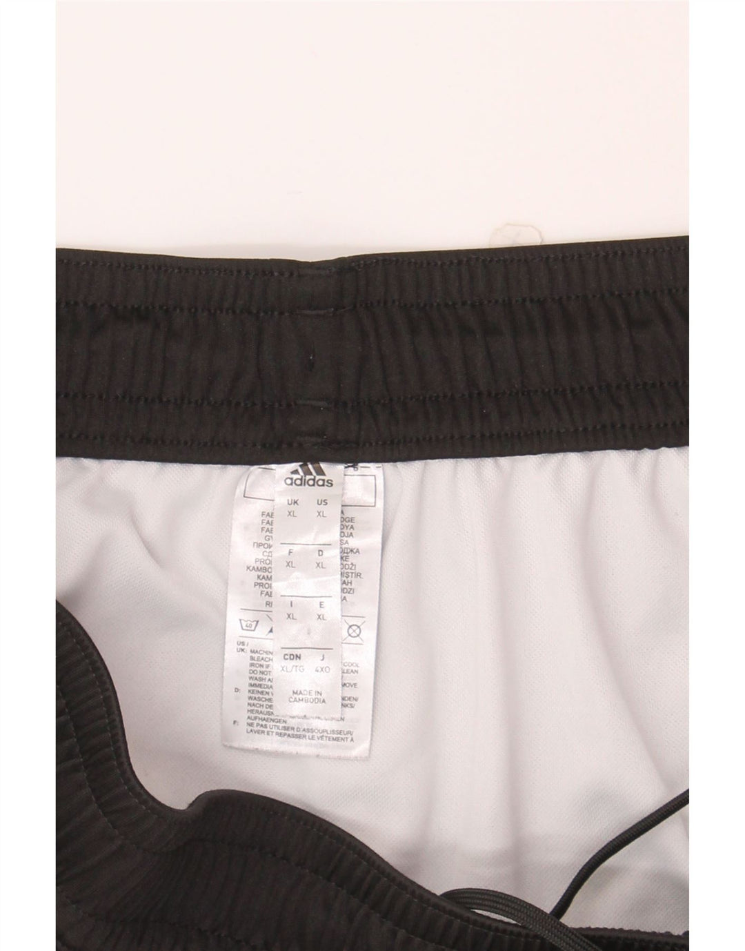 ADIDAS Mens Aeroready Sport Shorts XL  Black Polyester Vintage Adidas and Second-Hand Adidas from Messina Hembry 