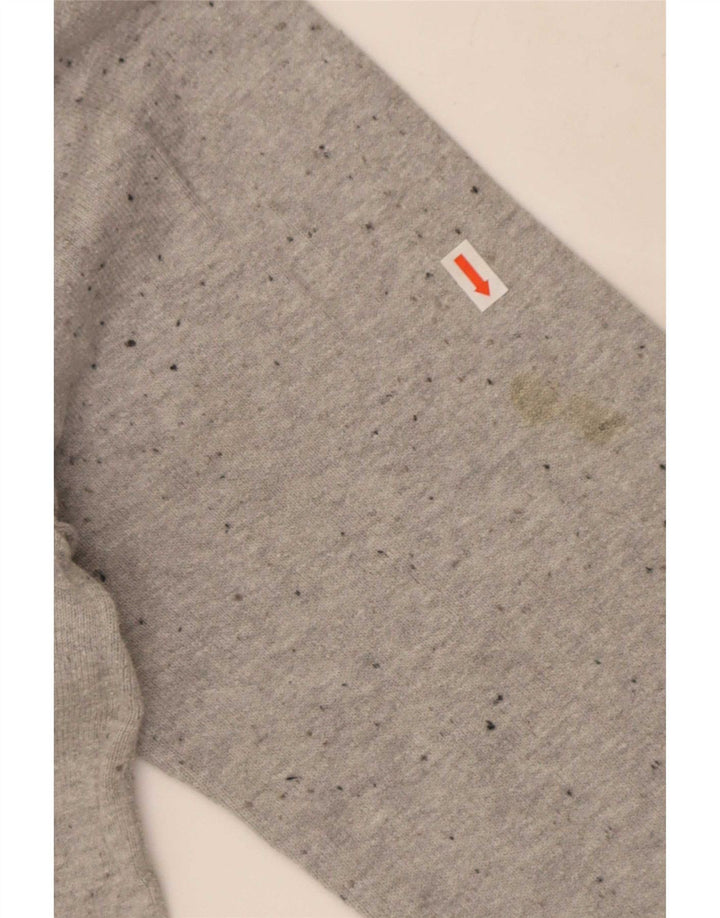 Quiksilver Herren-Pullover mit Rundhalsausschnitt, XL, graue Baumwolle