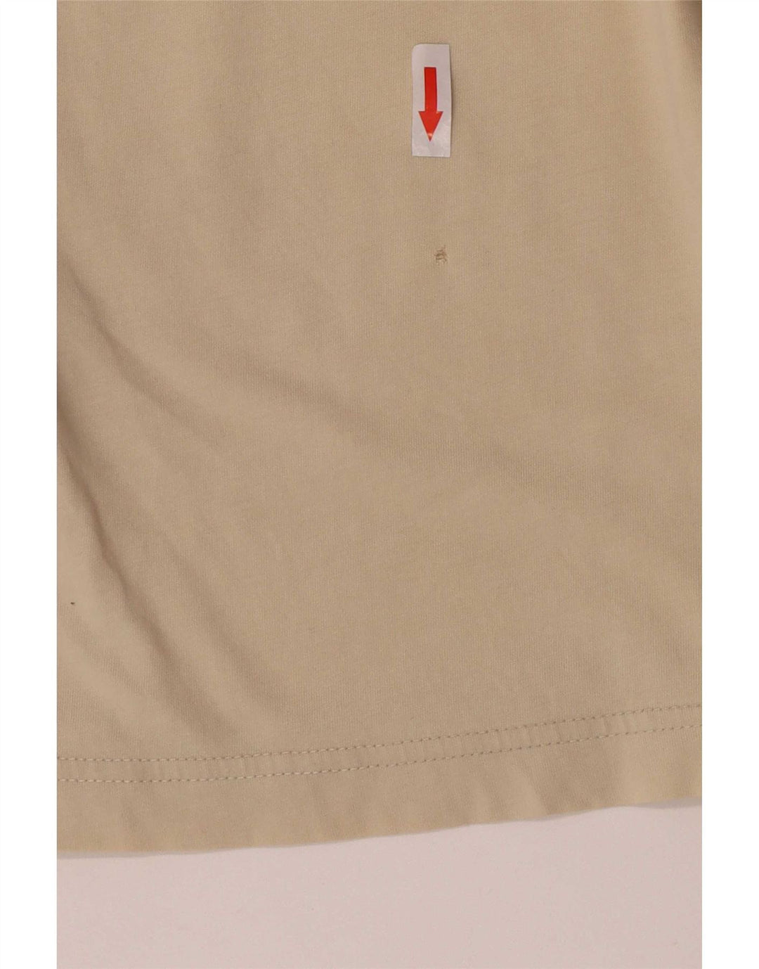 Kappa Herren T-Shirt Top Small Beige Colourblock Baumwolle
