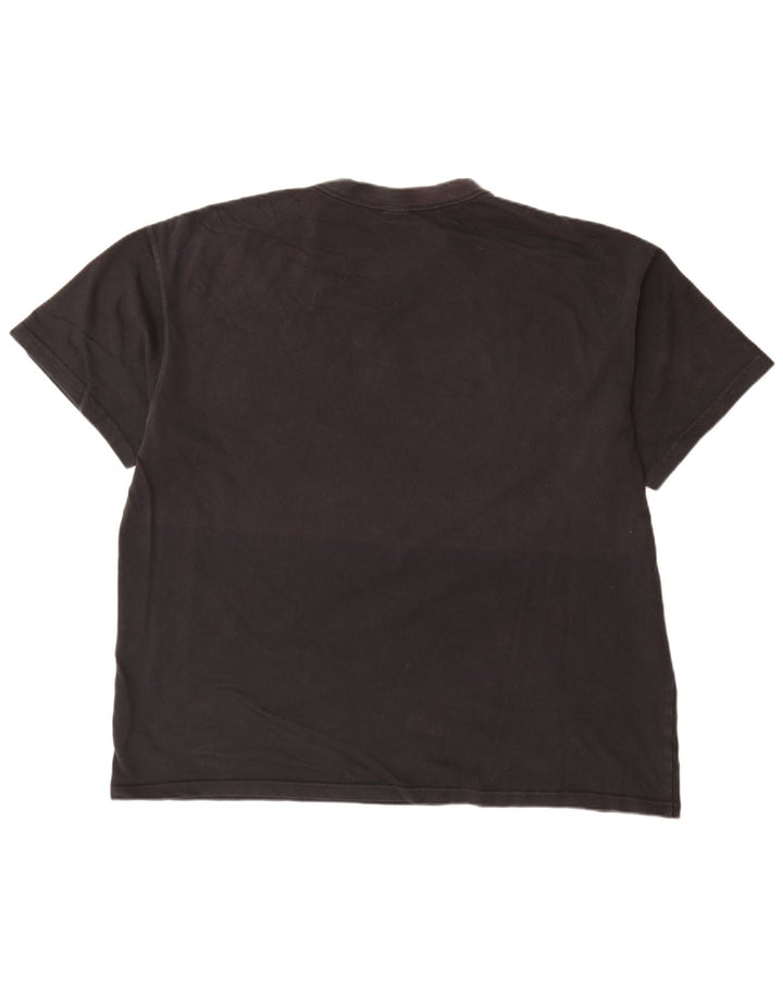 Nike Herren T-Shirt Top 2XL Schwarz Baumwolle