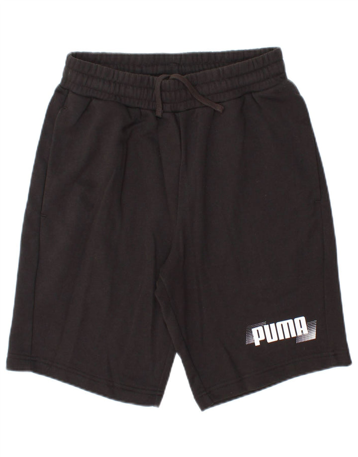 Puma Herren Graphic Sport Shorts Small Schwarz Baumwolle