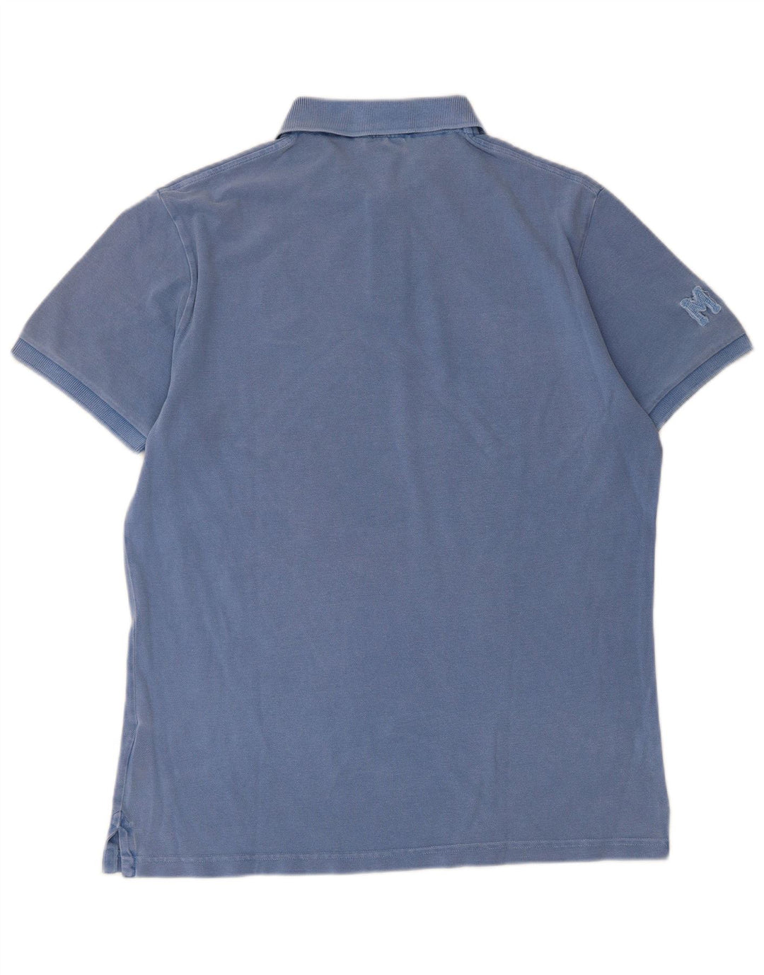 Marlboro Classics Herren-Poloshirt mit Grafik, groß, aus blauer Baumwolle