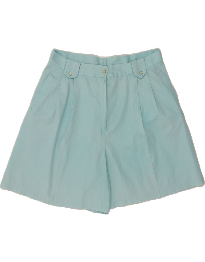 VINTAGE Womens Chino Shorts W30 Medium Blue Vintage Vintage and Second-Hand Vintage from Messina Hembry 