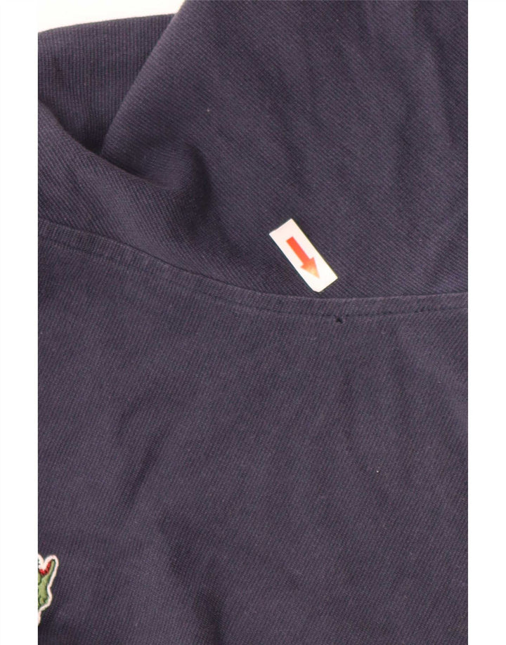 Lacoste Herren Poloshirt Größe 7 XL Marineblaue Baumwolle