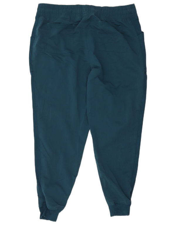 Dickies Damen Joggers Cargohose XL W38 L26 Blau Polyester