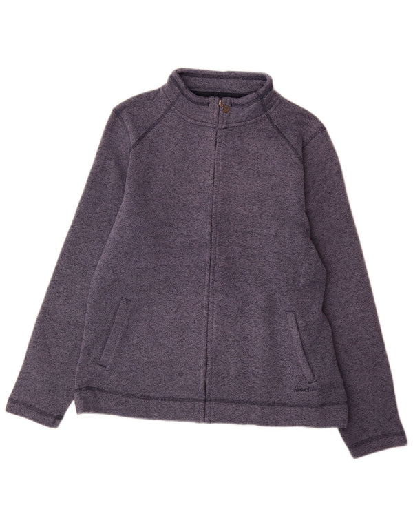 Weird Fish Damen-Trainingsanzug-Top-Jacke, UK 16, Größe L, Marineblau gefleckt
