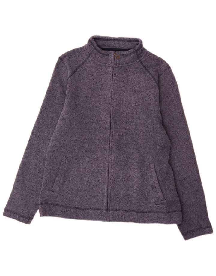 Weird Fish Damen-Trainingsanzug-Top-Jacke, UK 16, Größe L, Marineblau gefleckt