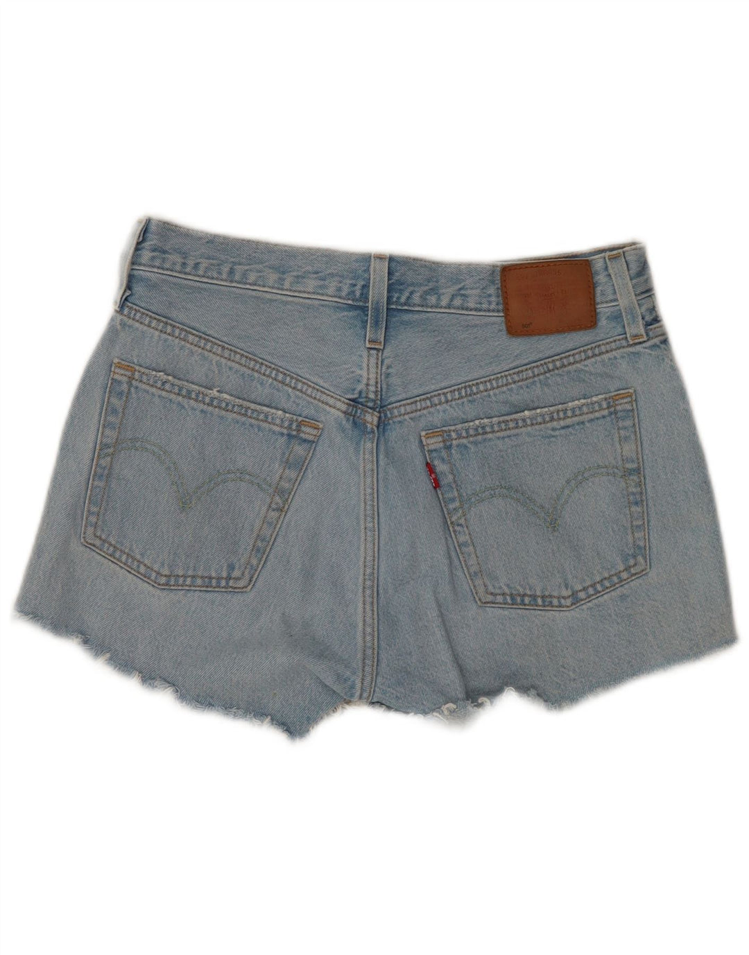 Levi's Damen-Jeansshorts, W27, klein, blaue Baumwolle