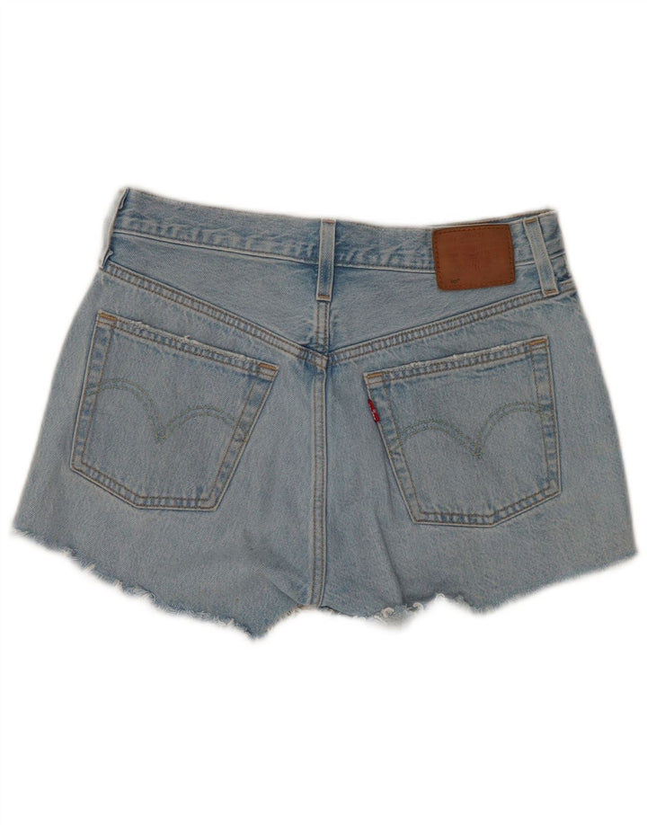 Levi's Damen-Jeansshorts, W27, klein, blaue Baumwolle