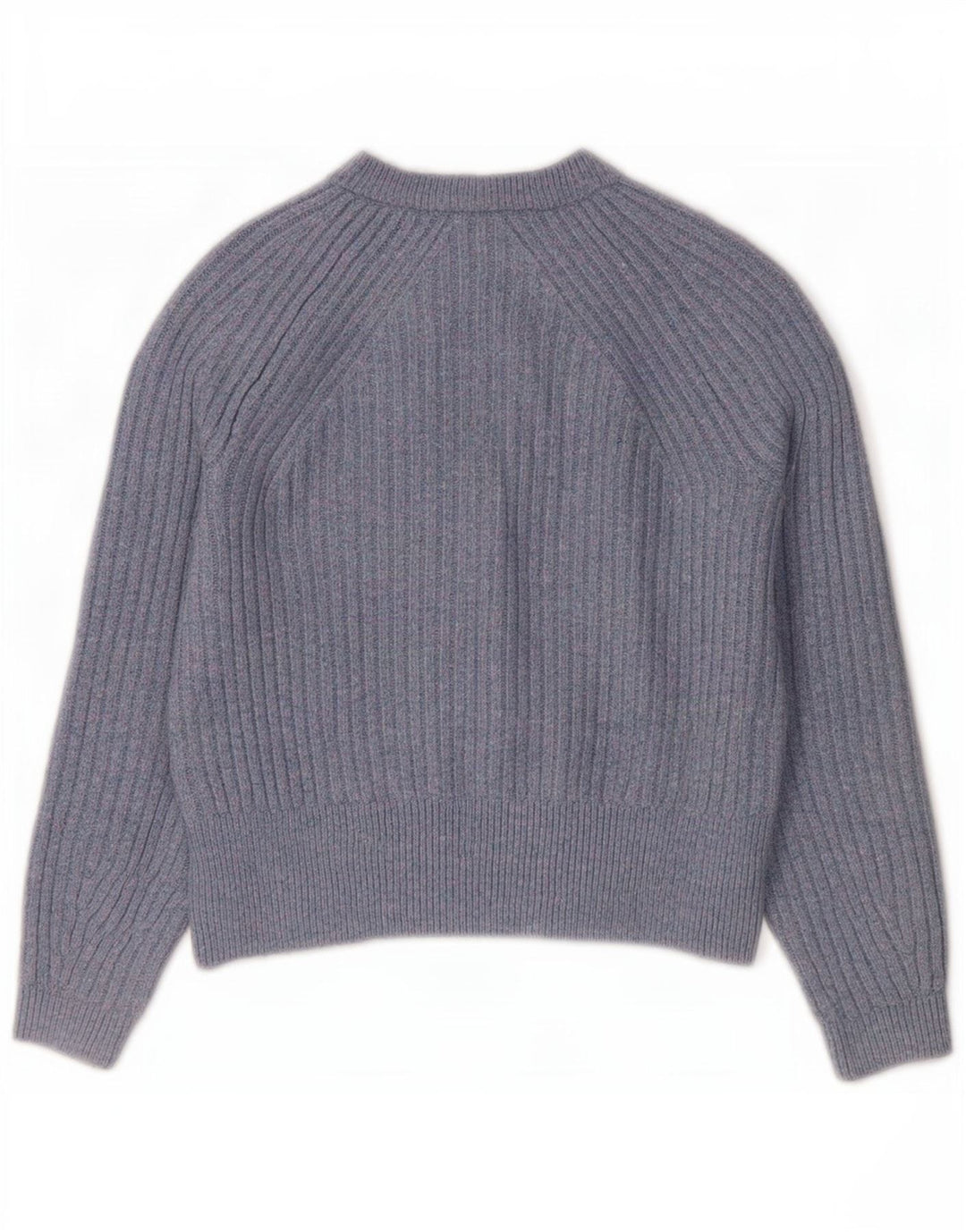 Marks & Spencer Damen Crop Oversized Cardigan Pullover UK 10 Small Blau