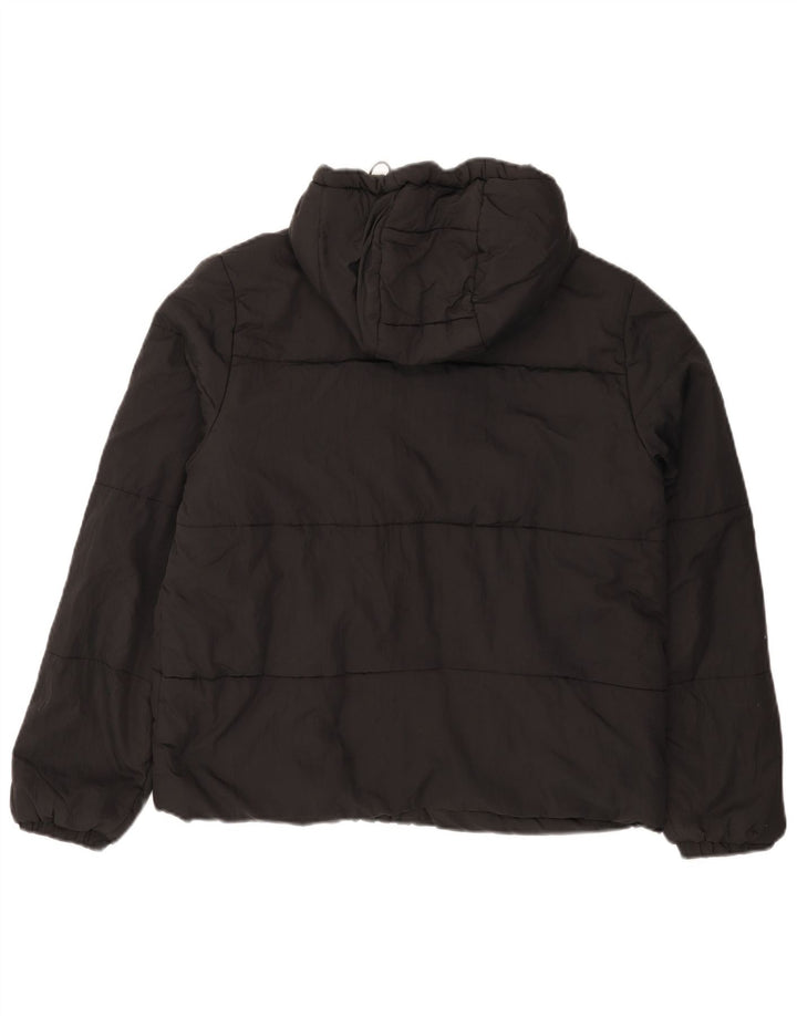 Billabong wattierte Herrenjacke mit Kapuze, UK 38, mittelschwarzes Nylon