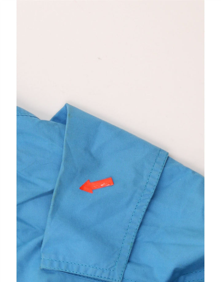 Vintage Damen A-Linienrock Klein W27 Blaue Baumwolle