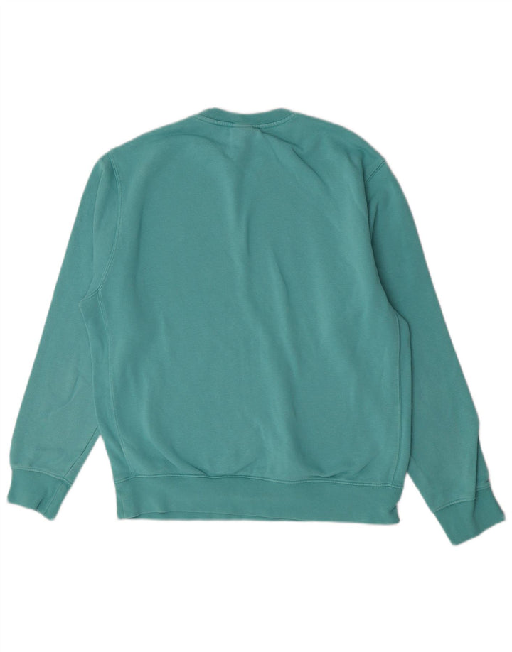 Nike Herren-Sweatshirt-Pullover aus mitteltürkisfarbener Baumwolle