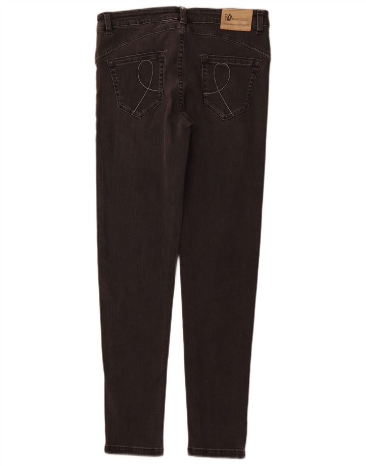 DACK'S Womens Slim Jeans IT 42 Medium W28 L28 Grey Cotton
