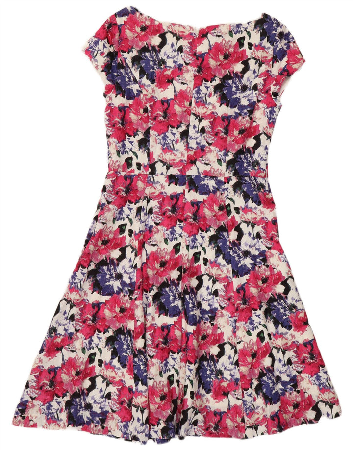 Laura Ashley Damen-Freizeitkleid, Größe M, mehrfarbig, Blumenmuster, UK 12