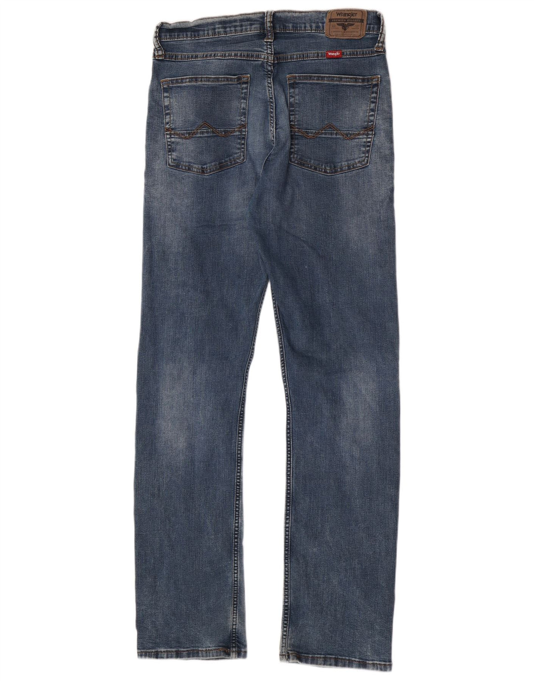 Wrangler Herren Straight Jeans W30 L32 Blaue Baumwolle