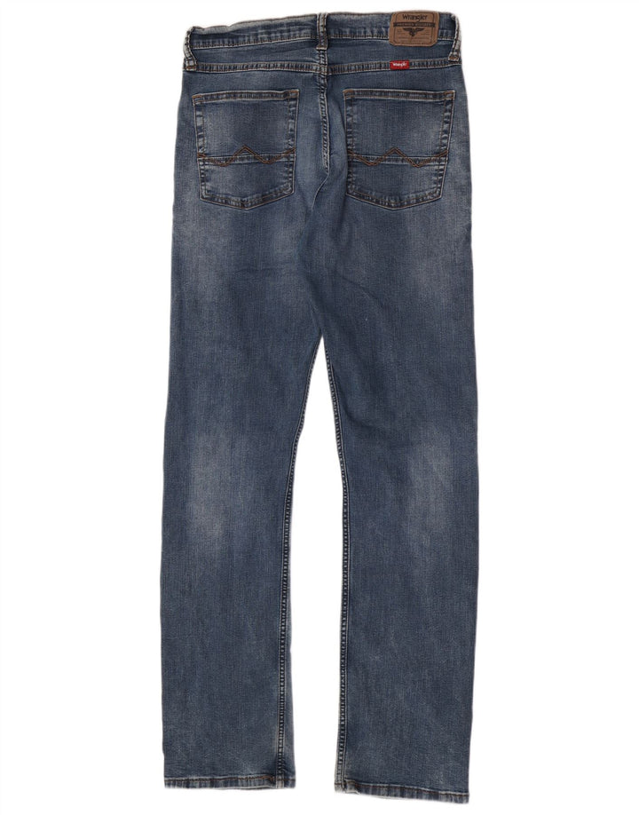 Wrangler Herren Straight Jeans W30 L32 Blaue Baumwolle