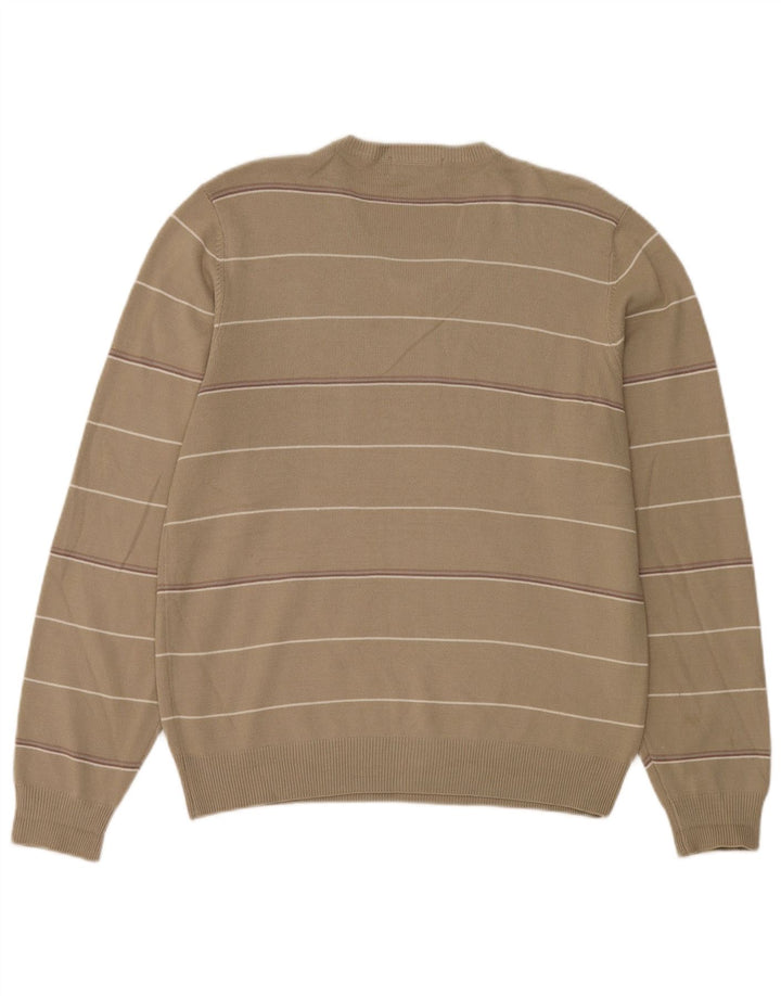 Marks & Spencer Herren Blue Harbor V-Ausschnitt Pullover Pullover Medium Khaki