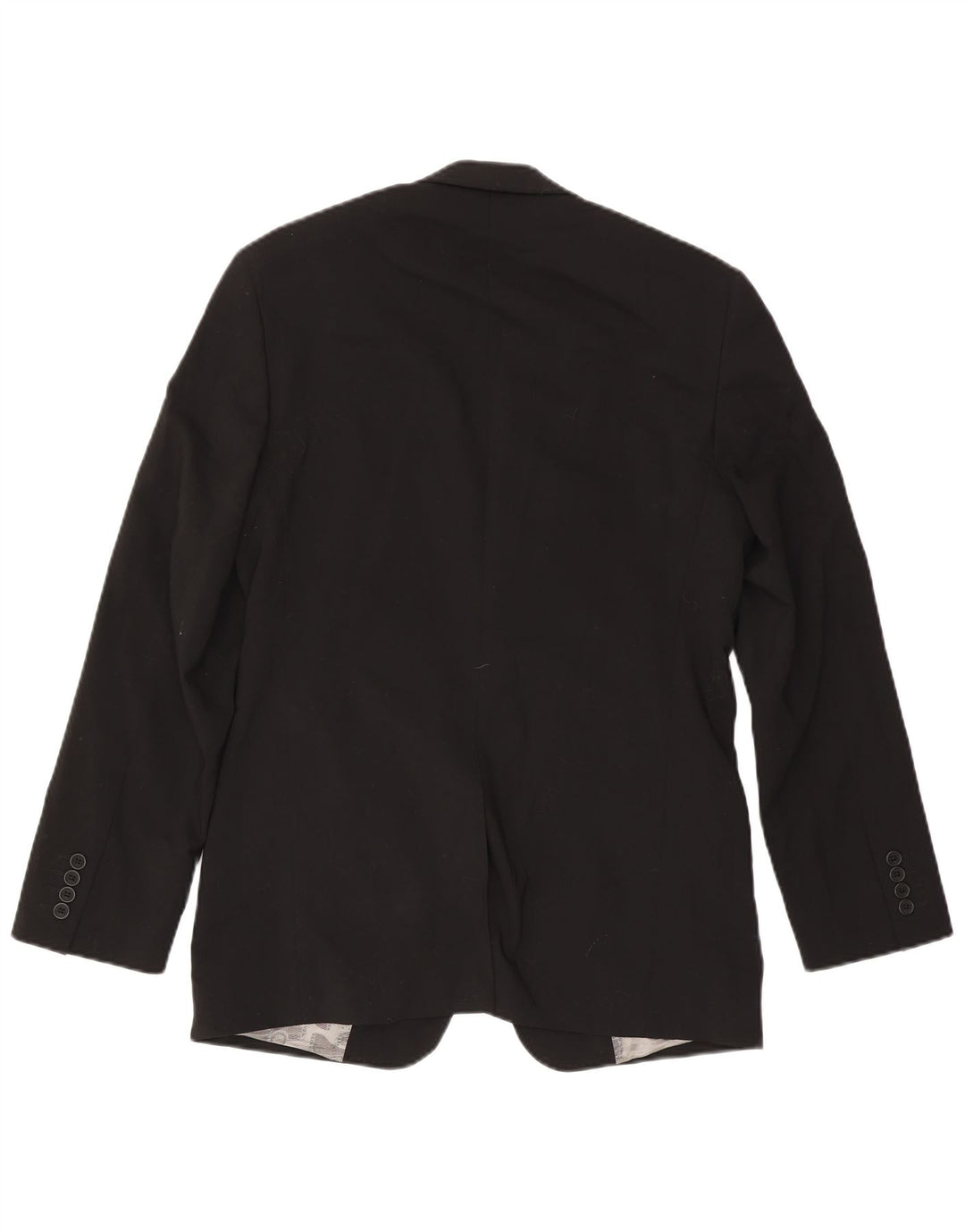 Ted Baker Herren-Blazer mit 2 Knöpfen, UK 38, mittelschwarze Wolle