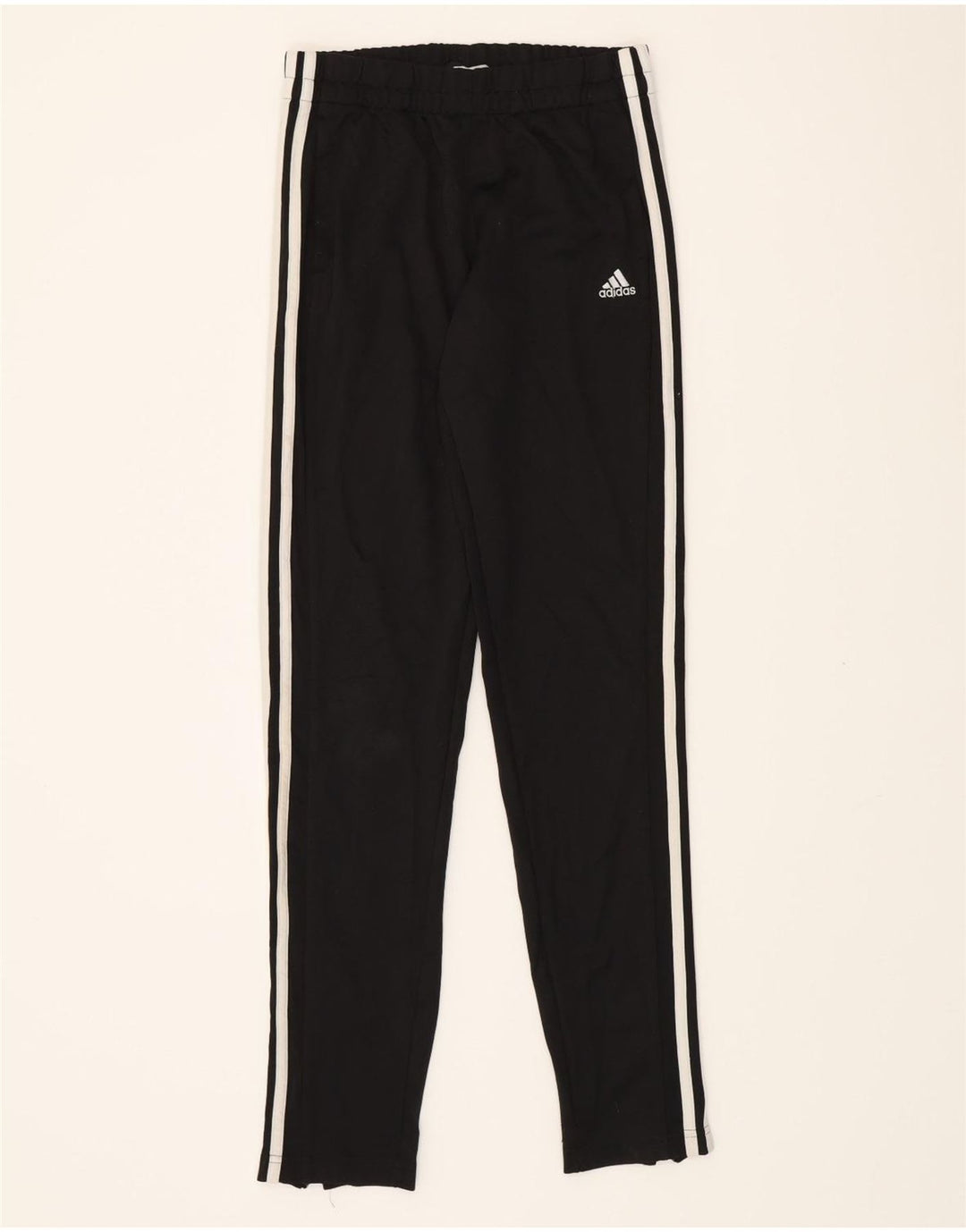 ADIDAS Womens Tracksuit Trousers UK 8/10 Small  Black Polyester Vintage Adidas and Second-Hand Adidas from Messina Hembry 