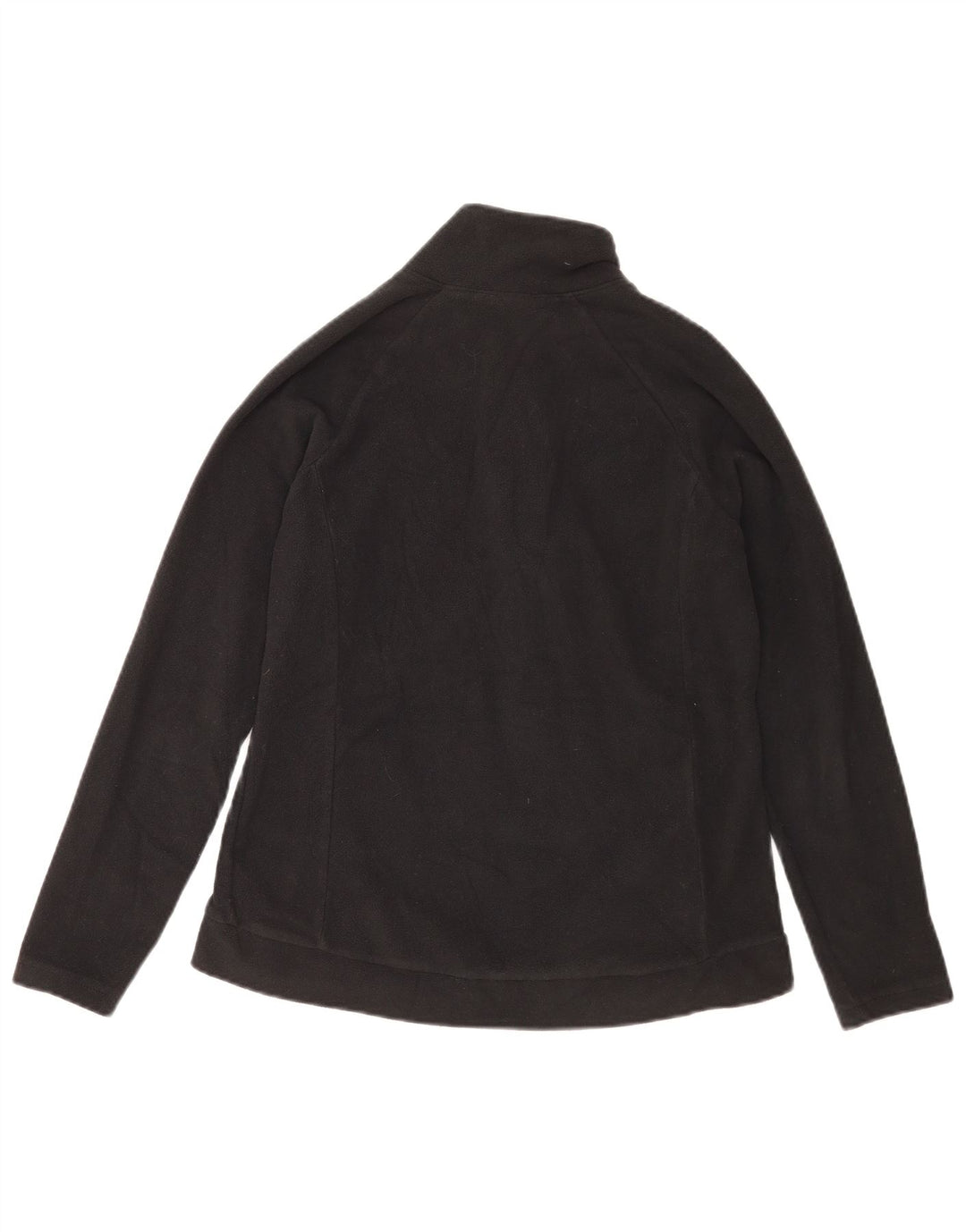 Columbia Damen-Fleecepullover mit Reißverschluss, UK 14, Größe L, Schwarz, Polyester