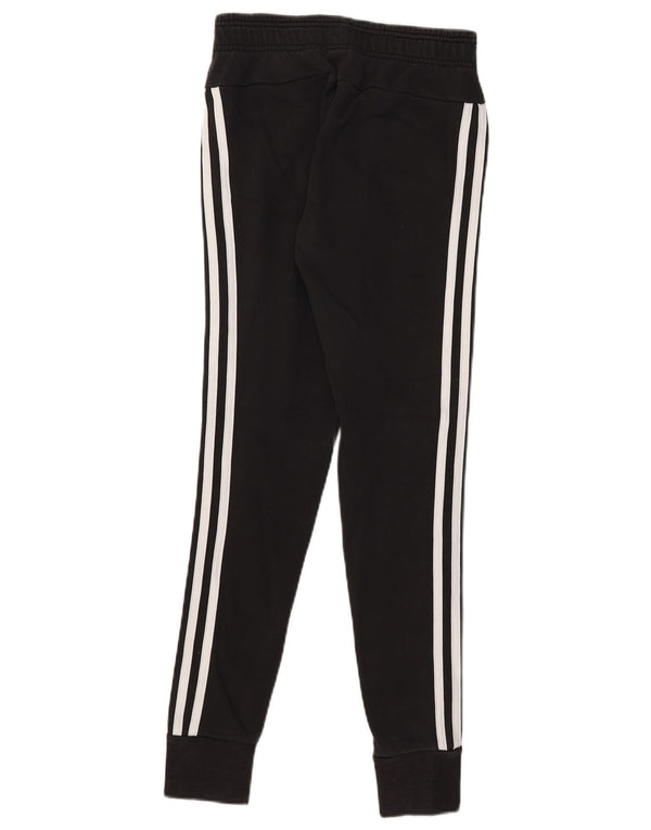 Adidas Damen Trainingshose Jogger UK 4/6 XS Schwarz Baumwolle