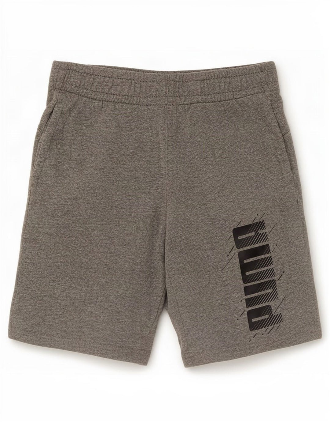 Puma Jungen Graphic Sport Shorts 9–10 Jahre graue Baumwolle