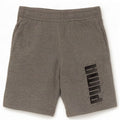Puma Jungen Graphic Sport Shorts 9–10 Jahre graue Baumwolle