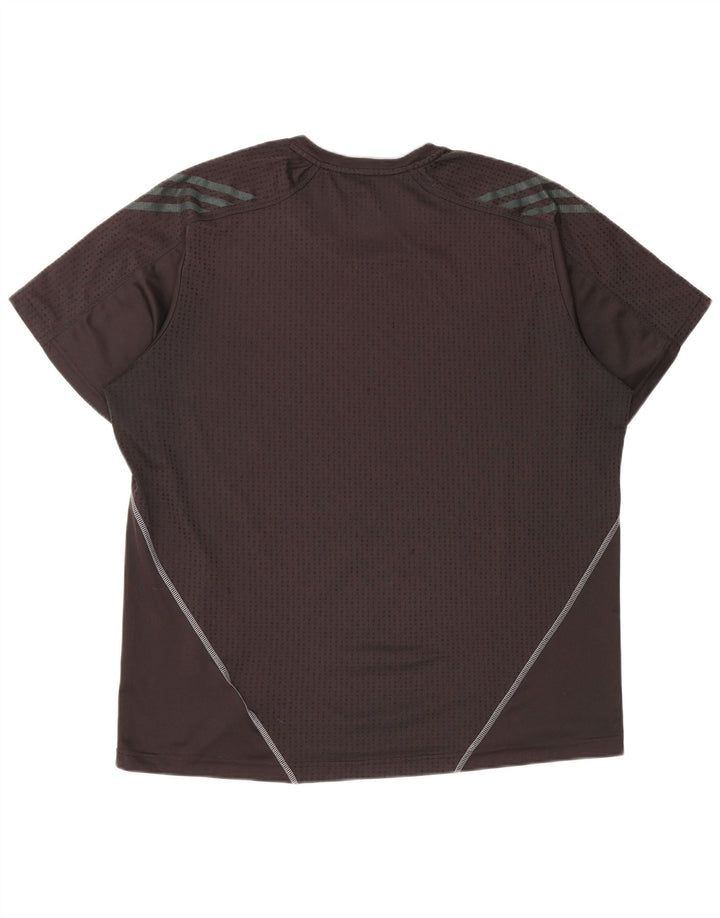 ADIDAS Herren T-Shirt Top XL Schwarz Polyester