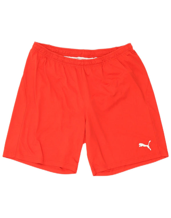 Puma Herren Sport Shorts 2XL Rot Polyester