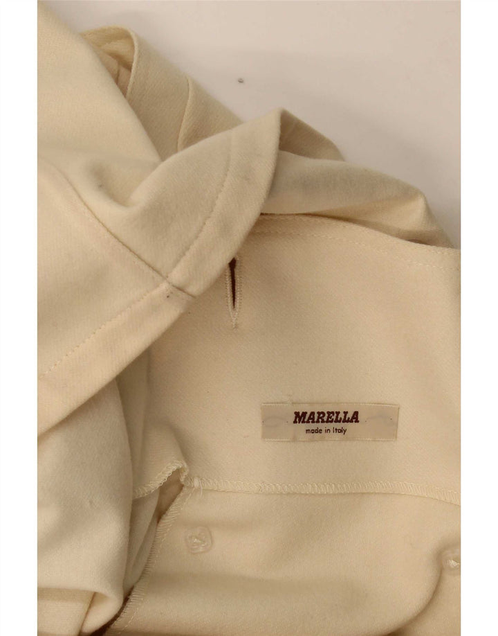 Marella Damen Zweireiher-Blazerjacke UK 14 Large Beige