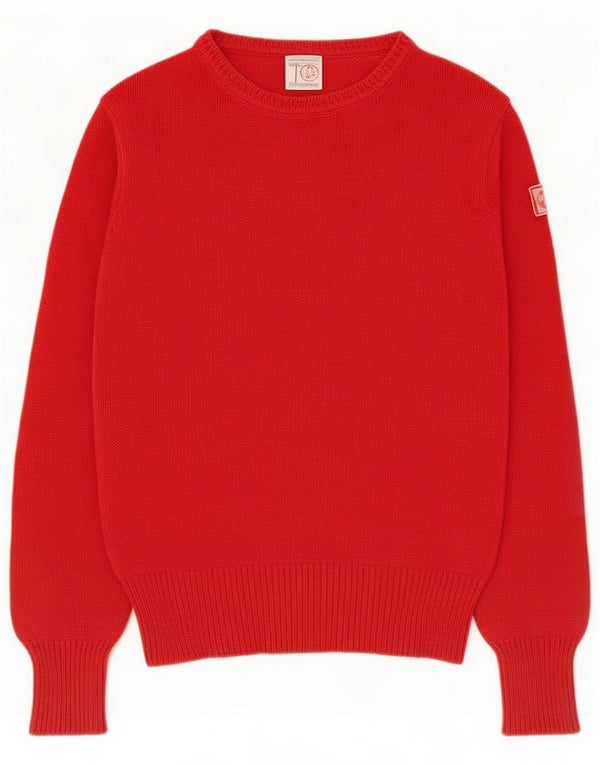 Murphy & Nye Damen-Pullover mit normaler Passform und U-Boot-Ausschnitt, UK 14 Mittelrot