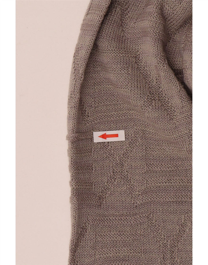 Vintage Herren Pullover mit Rundhalsausschnitt Mittelgrau