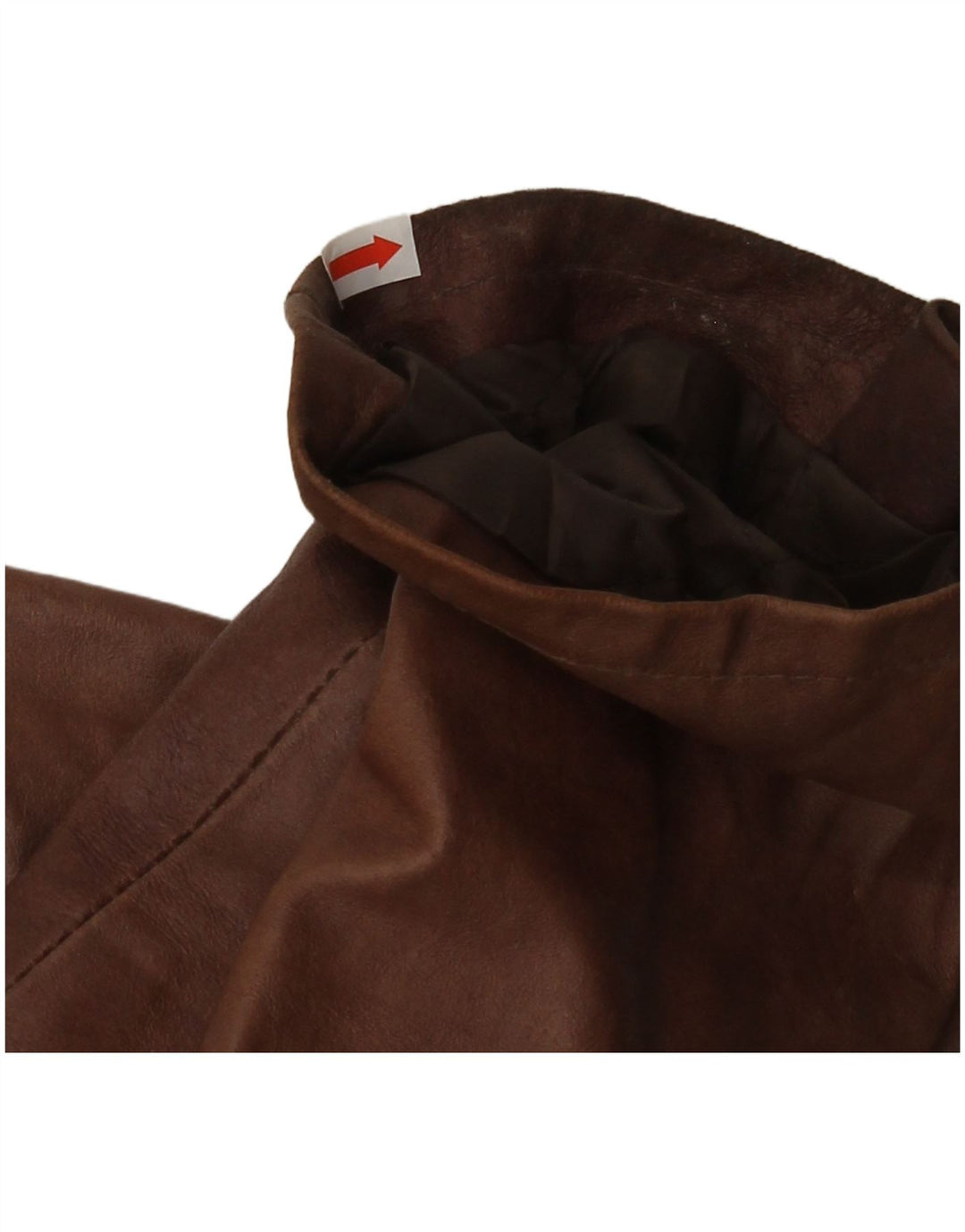 MASTERPELLE Herren Bomber-Lederjacke UK 40 Großes braunes Leder