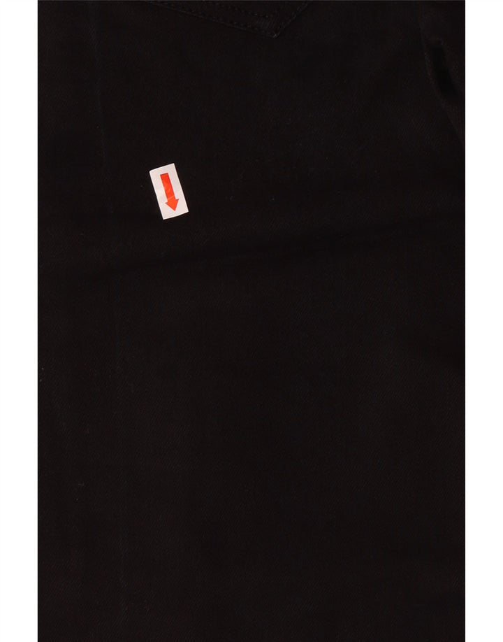 G-STAR Womens Straight Jeans W27 L28 Black Cotton