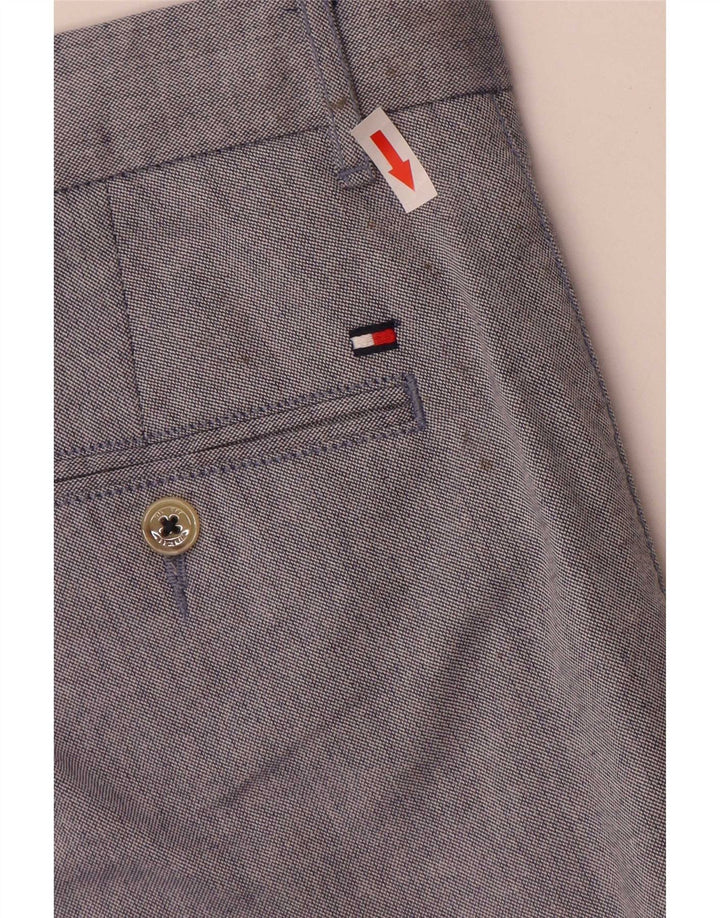 Tommy Hilfiger Herren Regular Chino Shorts W34 Large Blau Baumwolle