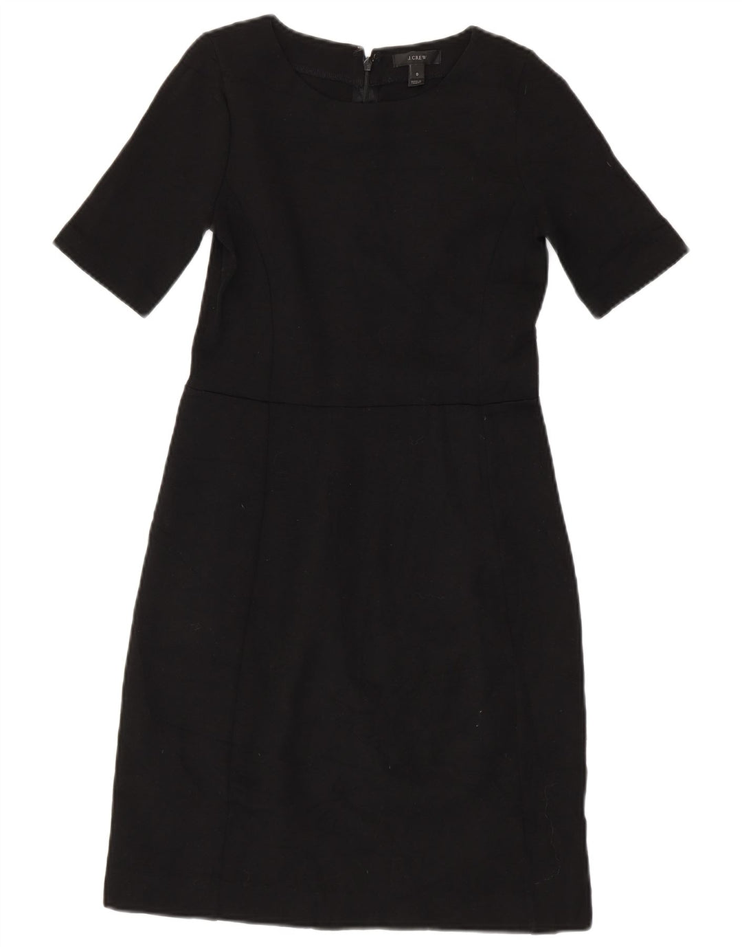 J. CREW Damen Etuikleid US 0 XS Schwarze Wolle